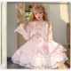 Mademoiselle Pearl Sanrio My Melody Rose Themed Apron Top Skirt Set JSKs and OPs(Reservation/Full Payment Without Shipping)